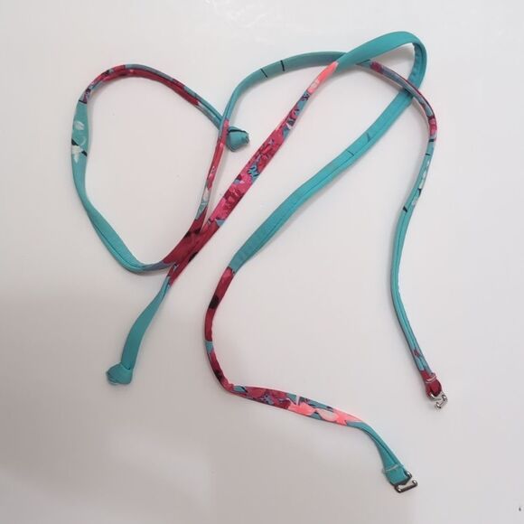 Blue floral bikini top and bottom size s - Picture 5 of 5